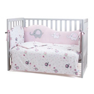 Дитячий постільний набір Верес Elephant family pink (6 од.) (208.05) изображение 1