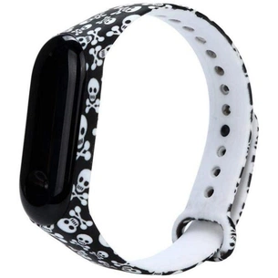 Ремінець до фітнес браслета Armorstandart для Xiaomi Mi Band 4/3 Skulls (ARM52065) зображення 1