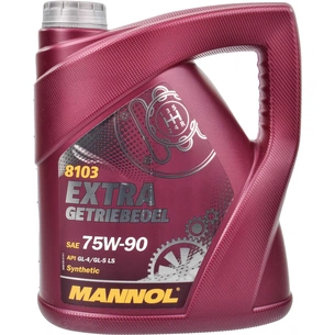 Трансмісійна олива Mannol EXTRA GETRIEBEOEL 4л 75W-90 (MN8103-4) изображение 1