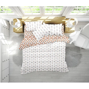 Постільна білизна MirSon Бязь 17-0529 Bunnies white King Size (2200003674309) зображення 1