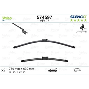 Щітка склоочисника Valeo 574597 зображення 1