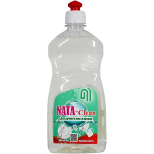 Засіб для ручного миття посуду Nata Group Nata-Clean Без аромату пуш-пул 500 мл (4823112600700) зображення 1