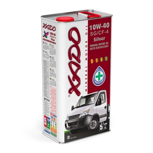 Моторна олива Xado 10W-40 SG/CF-4 Silver 5л (XA 20323) зображення 1