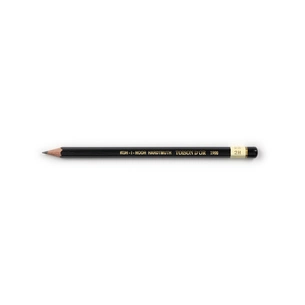 Олівець графітний Koh-i-Noor 2H Toison D'or без гумки корпус Чорний (1900.2H) изображение 1