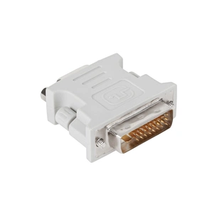 Перехідник DVI-D M to VGA F, white PowerPlant (CA910298) зображення 1