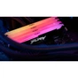 Модуль пам'яті для комп'ютера DDR4 64GB (2x32GB) 3200 MHz Beast RGB Black Kingston Fury (ex.HyperX) (KF432C16BB2AK2/64) - зменшене зображення 4