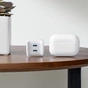 Зарядний пристрій Anker PowerPort 521 Nano Pro - 40W 2xUSB-C PIQ3.0 White (A2038G21) - зменшене зображення 4