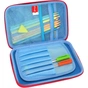 Пенал Cool For School з тисненням 1 відділення Блакитний (QT-5661-Blue) - зменшене зображення 2