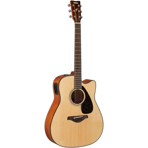 Гітара електроакустична Yamaha FGX800C Natural зображення 1