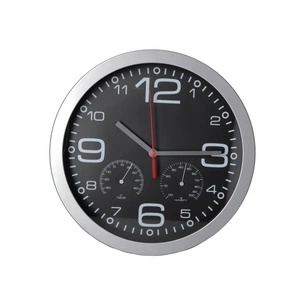 Настінний годинник Optima CHRONO з термометром (O52082) зображення 1