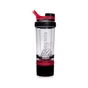 Шейкер спортивний Casno 600 мл KXN-1199 з вінчиком Сірий/Червоний (KXN-1199_Grey/Red) - зменшене зображення 1