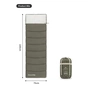 Спальний мішок Naturehike LD250 CNK2300SD016, темно-зелений (6976023921797) - зменшене зображення 2