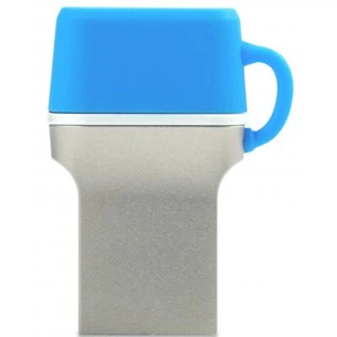USB флеш накопичувач Goodram 64GB DualDrive C Blue USB 3.0 (PD64GH3GRDDCBR10) зображення 1