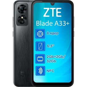Мобільний телефон ZTE Blade A33+ 2/32GB Grey (993072) зображення 1