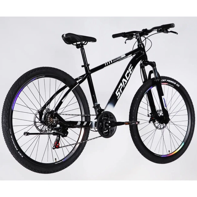 Велосипед Space 27.5" MERCURY DD FR рама-17" AL 2026 чорно-білий (OPS-SP-27.5-075) - изображение 3