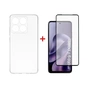 Чохол до мобільного телефона Dengos TPU Cover + Glass Motorola G17 / G17 Power Transparent (DG-KM-200) - зменшене зображення 1