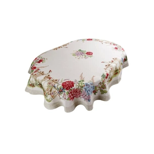 Скатертина Прованс oval гобеленова Гуси 135х180 см (034177) зображення 1