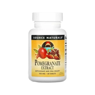Травы Source Naturals Экстракт граната, 500 мг, Pomegranate Extract, 60 таблеток (SNS-01627) изображение 1