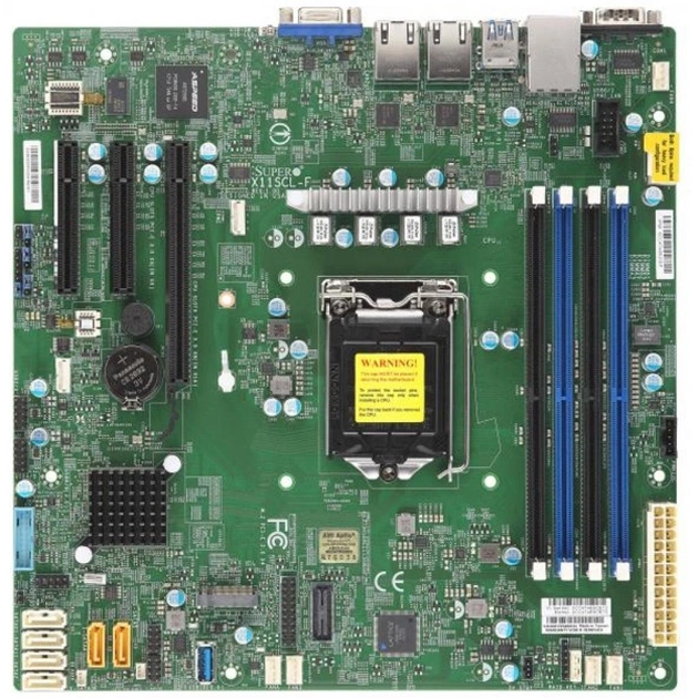 Серверна материнська плата Supermicro X11SCL-F-O - зображення 1