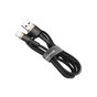 Дата кабель USB 2.0 AM to Lightning 2.0m 1.5A gold-black Baseus (CALKLF-CV1) - уменьшенное изображение 2