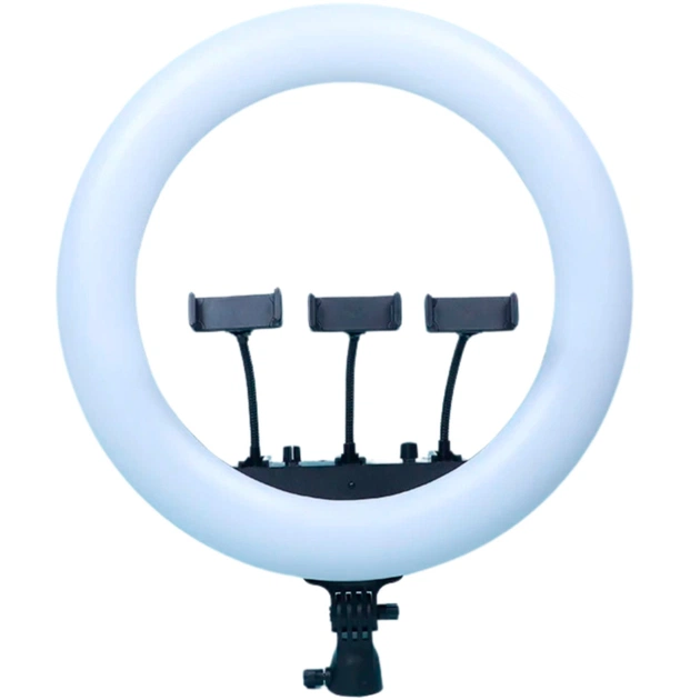 Набор блогера RTAKO LED лампа AR-GTB01-18S 18" digital display Ring Light (6942063218661) - изображение 1