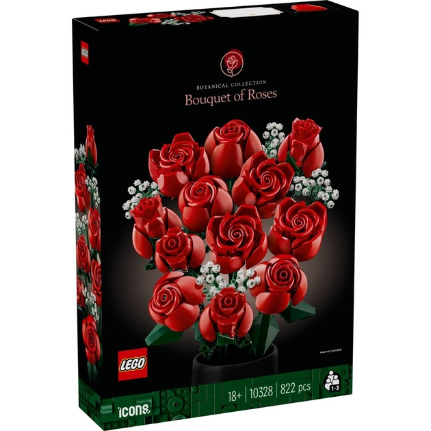 Конструктор LEGO Icons Букет троянд (10328) - зображення 1