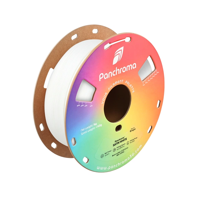 Пластик для 3D-принтера Polymaker PLA PANCHROMA SATIN 1,75mm 1kg WHITE (CA05009) - зображення 1