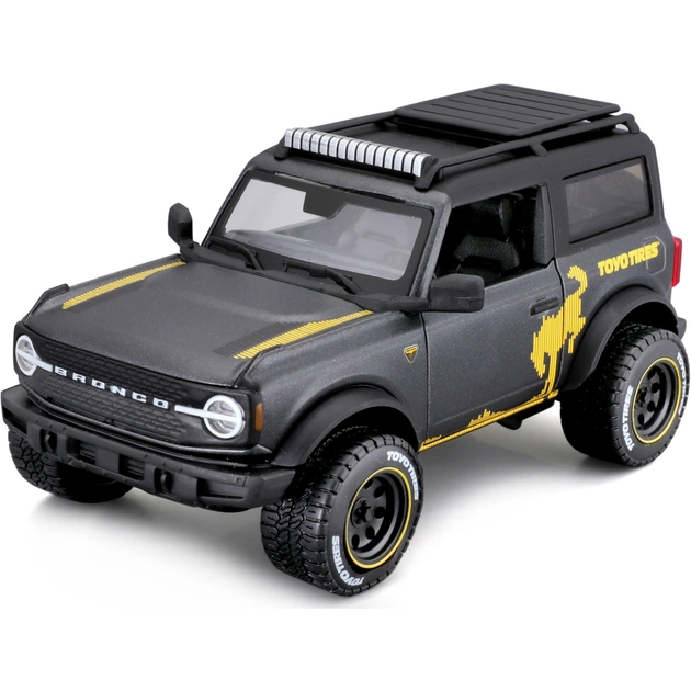 Машина Maisto Ford Bronco 2021 Badlands 1:24 Сірий металік (32541 met. grey) - picture 7