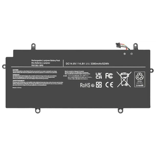 Акумулятор до ноутбука Toshiba PA5136U, 52Wh (3480mAh), 4cell, 15.2V, Li-ion (A71173) зображення 1