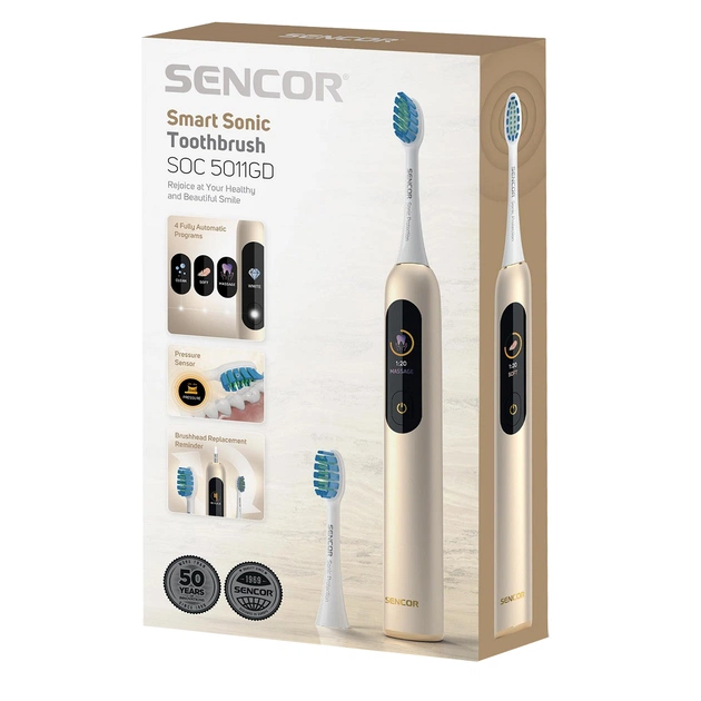 Электрическая зубная щетка Sencor SOC 5011GD (SOC5011GD) - изображение 12
