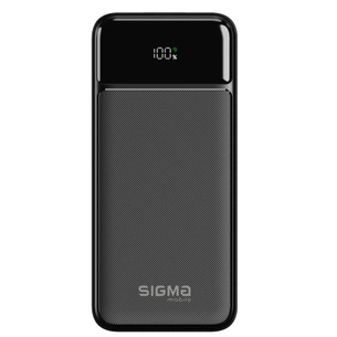 Батарея універсальна Sigma X-power SI20A4QL 20000mAh, PD/20W, QC/22.5W, LED, cable 20w, black (4827798799710) зображення 1