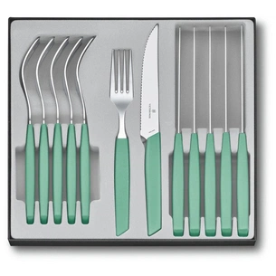 Набір столових приборів Victorinox Swiss Modern Table Set 12 шт Steak Mint (6.9096.12W41.12) зображення 1