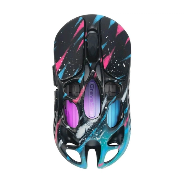 Мишка GravaStar Mercury X Pro Wireless/Bluetoot/USB Neon Graffiti (GSXPRO_CG_BLK) - зображення 1