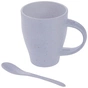 Чашка Voyager бамбукова 330 мл з ложкою світло-блакитний (V0847-23) - зменшене зображення 1
