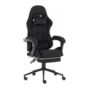 Крісло ігрове GT Racer X-2324 Black Suede (X-2324 Fabric Black Suede) зображення 1