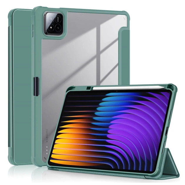 Чехол для планшета BeCover Soft Edge TPU Xiaomi Pad 8 / 8 Pro 11.2" Dark Green (715548) - изображение 1