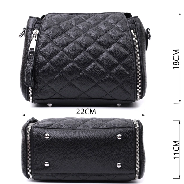 Сумка Vintage З натуральної шкіри Чорна (22667) - зображення 3