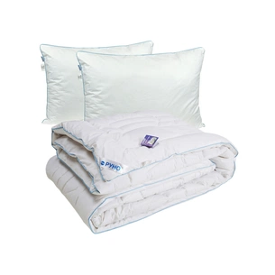 Ковдра Руно Вовняна зимова Еліт 200х220 см з двома подушками 50х70 см (925.29ШЕУ_Білий) зображення 1