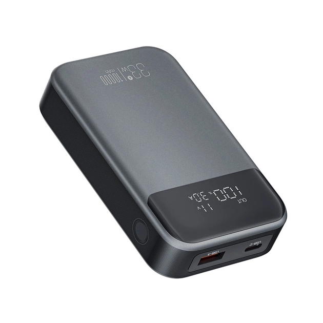 Батарея універсальна XO 10000mAh, PD/30W, QC/22.5W, PPS/33W, black (PR232_Black) - зображення 1