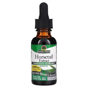 Травы Nature's Answer Экстракт хвоща полевого без спирта, 2000 мг, Horsetail Extract, 30 (NTA-00637) изображение 1