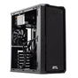 Корпус GTL 3804N1-U3C Black, БП 500W, Midi Tower, ATX / MicroATX / Mini ITX, 2xUSB 2.0, 1xUSB 3.0, 1xUSB 3.0 Type-C, CPU - 155мм/VGA - 330мм, 375x195x413 мм, 0.4 мм, 2.6 кг - уменьшенное изображение 1