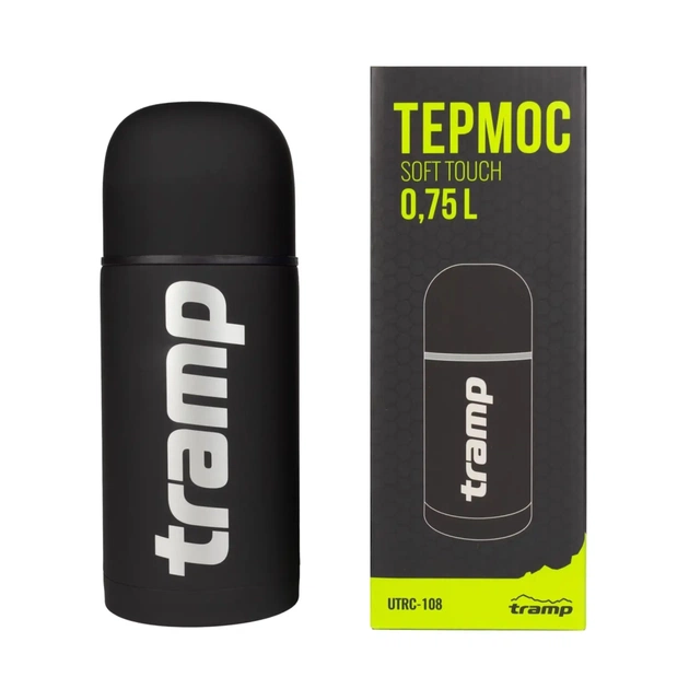 Термос Tramp Soft Touch 0.75 л Black (UTRC-108-black) - picture 3