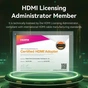 Кабель Vention HDMI - HDMI V 2.1 (M/M), 3 м, Green (ALOGI) - зменшене зображення 7
