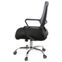 Офісне крісло Аклас Конвалія BL Tilt Сірий (Сірий/Чорний) (00160109) - зменшене зображення 3