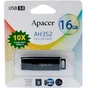 USB флеш накопичувач Apacer 16GB AH352 Black RP USB 3.0 (AP16GAH352B-1) - зменшене зображення 6