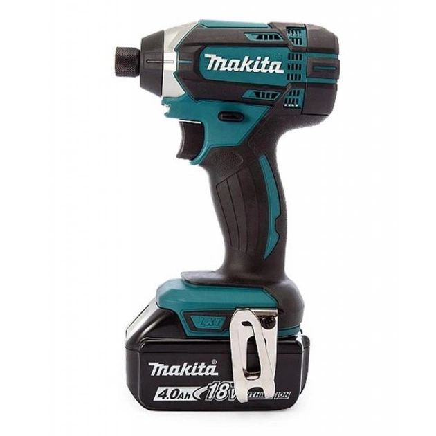 Гайковерт Makita акумуляторний ударний LXT, 18В, 4Аг х 2шт, DC18RC, кейс (DTD152RME) - зображення 1