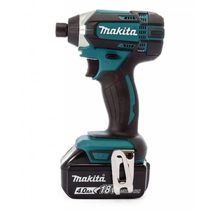 Гайковерт Makita акумуляторний ударний LXT, 18В, 4Аг х 2шт, DC18RC, кейс (DTD152RME) зображення 1