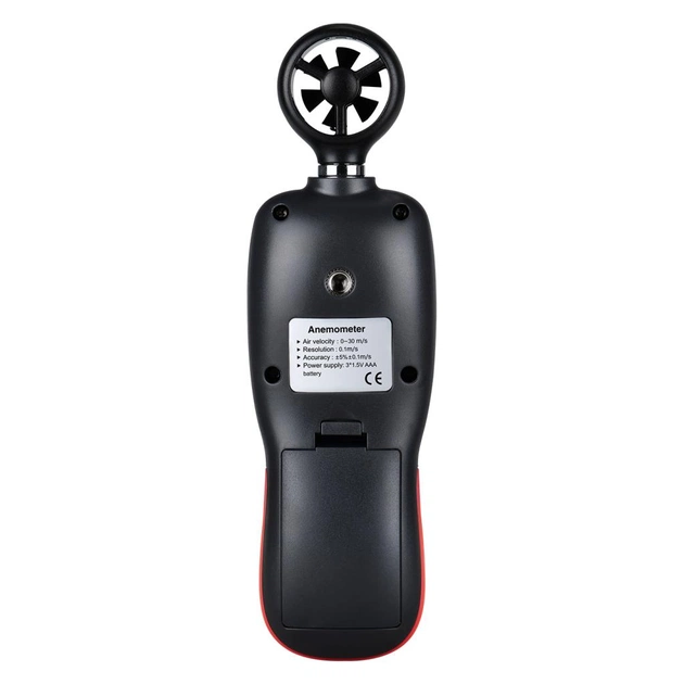 Анемометр Wintact цифровий крильчастий 0,3-30м / с, -10-45°C (WT82) - picture 4