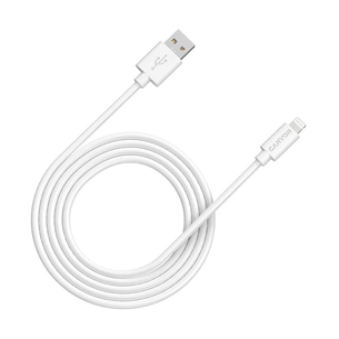 Дата кабель USB 2.0 AM to Lightning 1.0m MFI white Canyon (CNS-MFIC12W) зображення 1