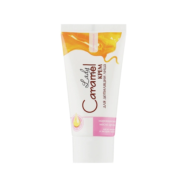 Крем для депіляції Caramel Ультраніжний для обличчя 50 мл (4823015935688) - picture 2